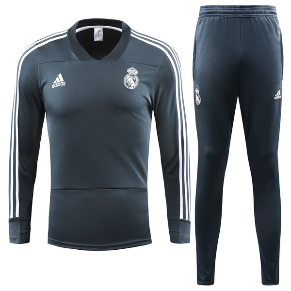 Survetement Football Real Madrid 2018-19 Bleu Marine